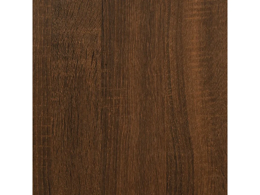 Tavolino Consolle Rovere Marrone 75x35,5x75cm Legno Multistrato