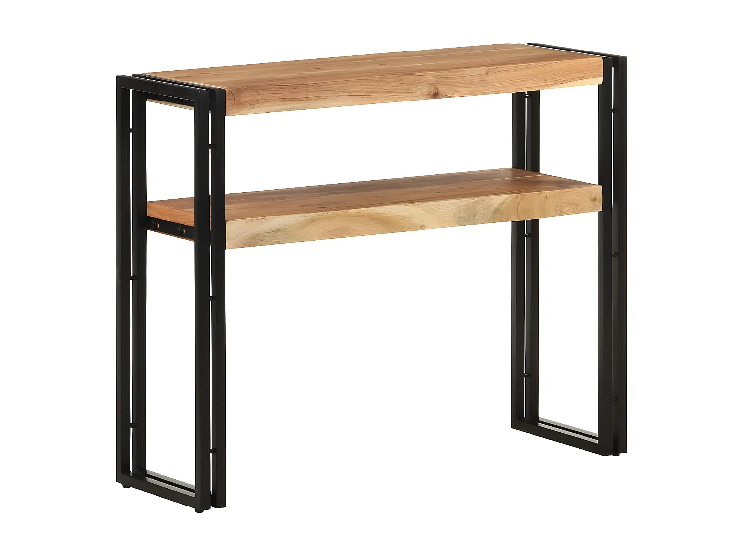 Mesa consola 90x30x75 cm madeira de acácia maciça