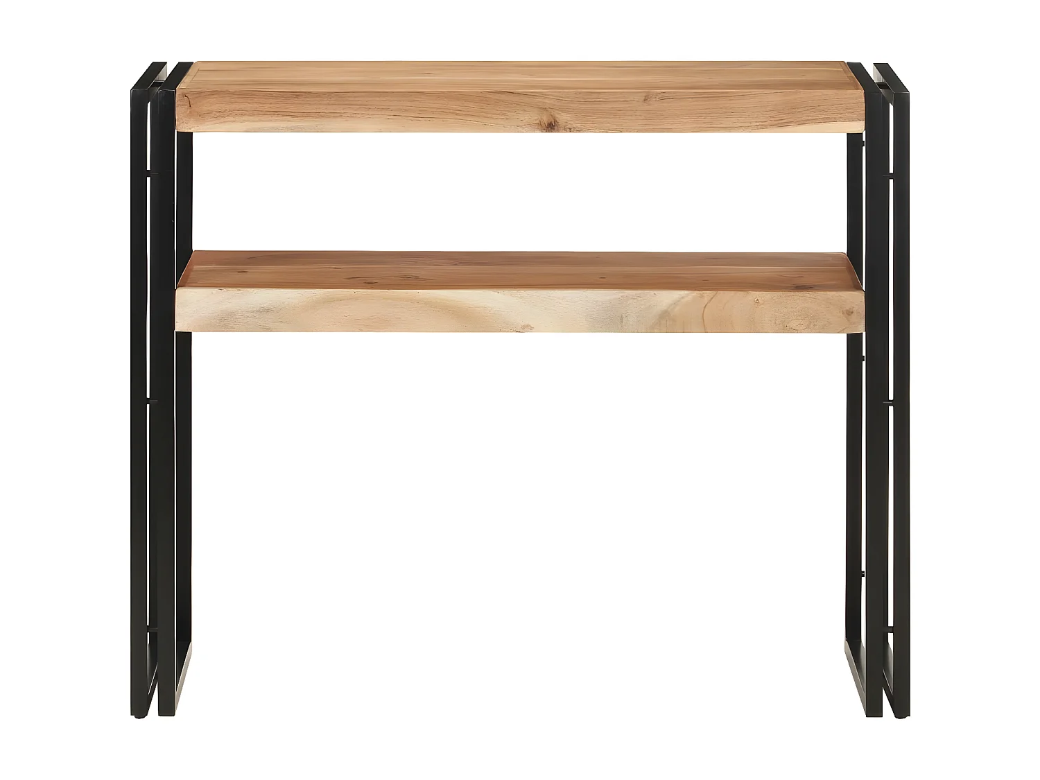 Mesa consola 90x30x75 cm madeira de acácia maciça