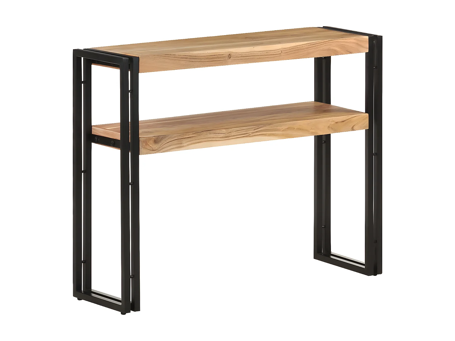 Mesa consola 90x30x75 cm madeira de acácia maciça