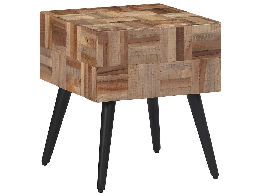 Tavolino 40x40x45 cm Teak Massello di Recupero