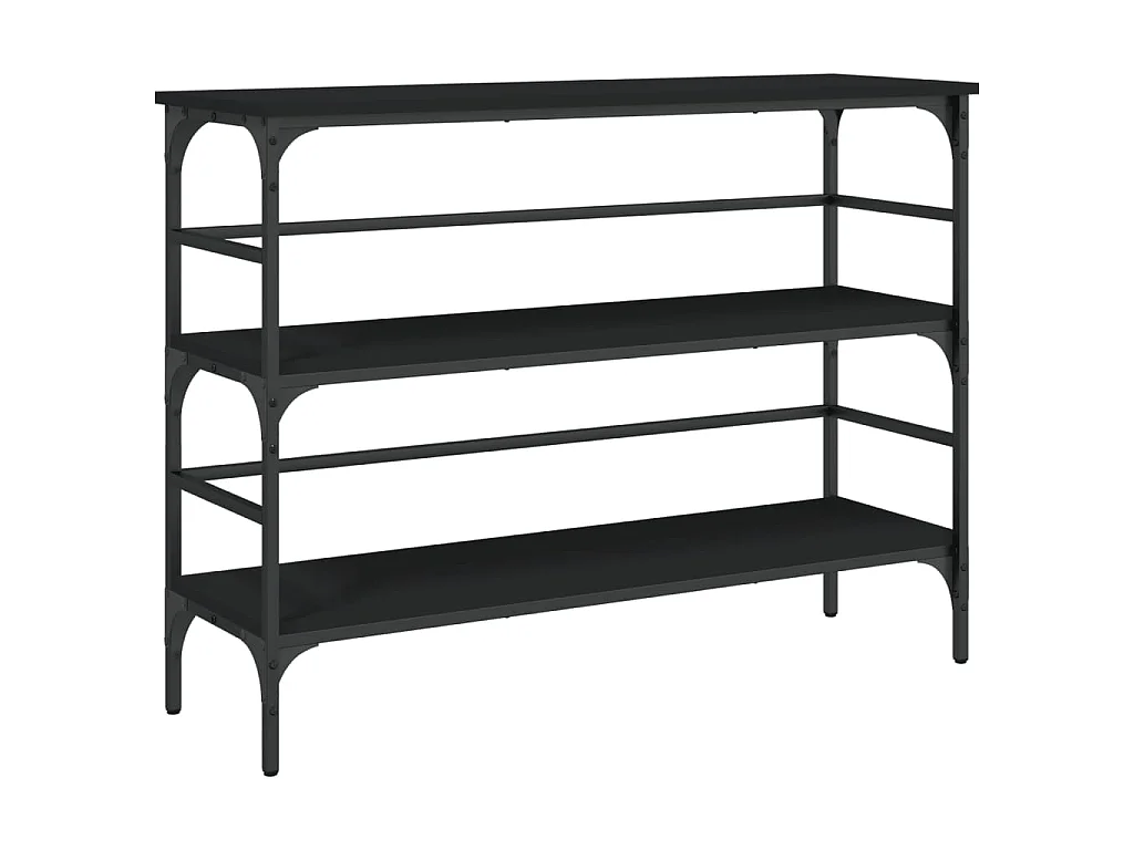 Konsolentisch Schwarz 100x32x75 cm Holzwerkstoff