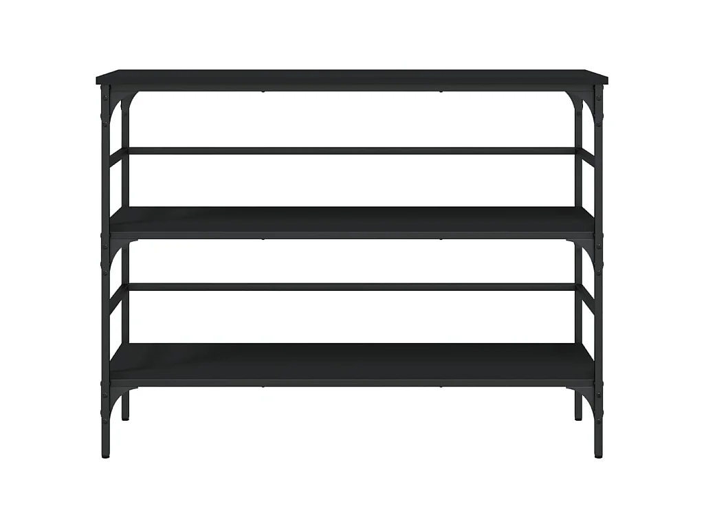Konsolentisch Schwarz 100x32x75 cm Holzwerkstoff