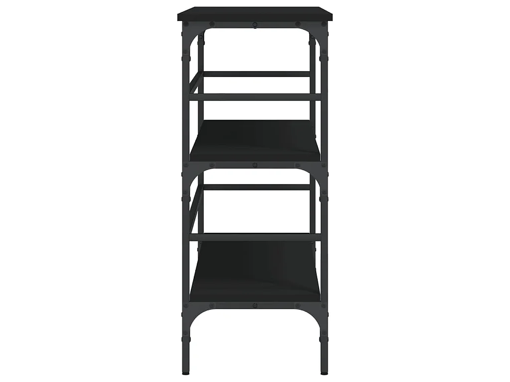 Konsolentisch Schwarz 100x32x75 cm Holzwerkstoff