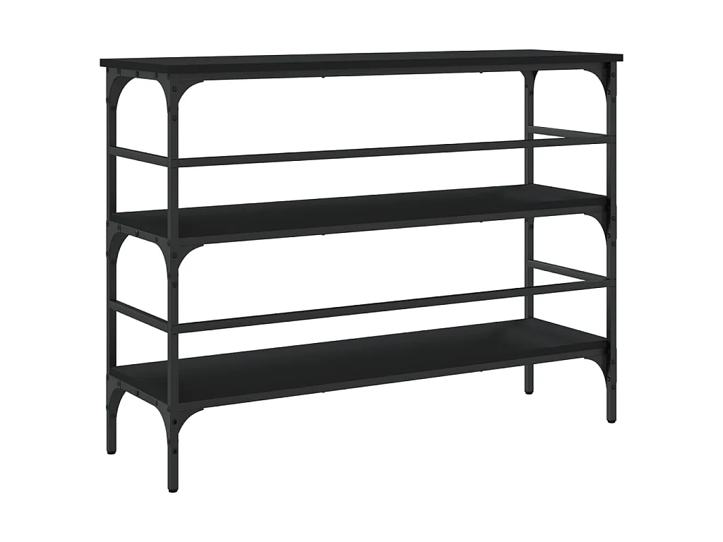 Konsolentisch Schwarz 100x32x75 cm Holzwerkstoff