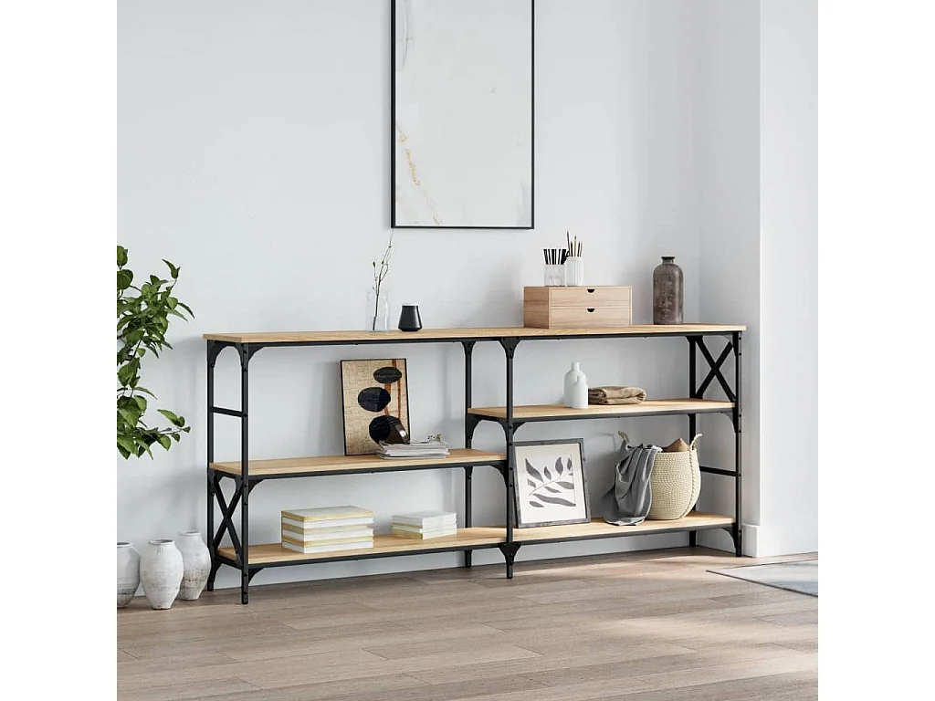 Konsolentisch Sonoma-Eiche 180x29x76,5 cm Holzwerkstoff
