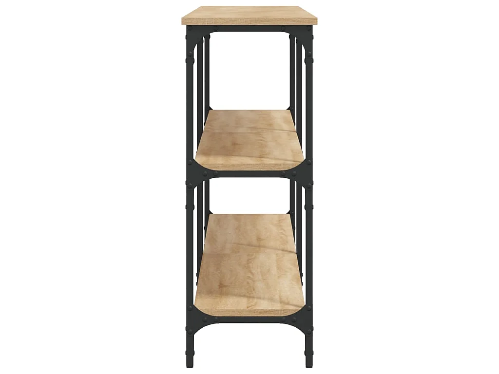 Tavolo Consolle Rovere Sonoma 200x29x75 cm Legno Agglomerato