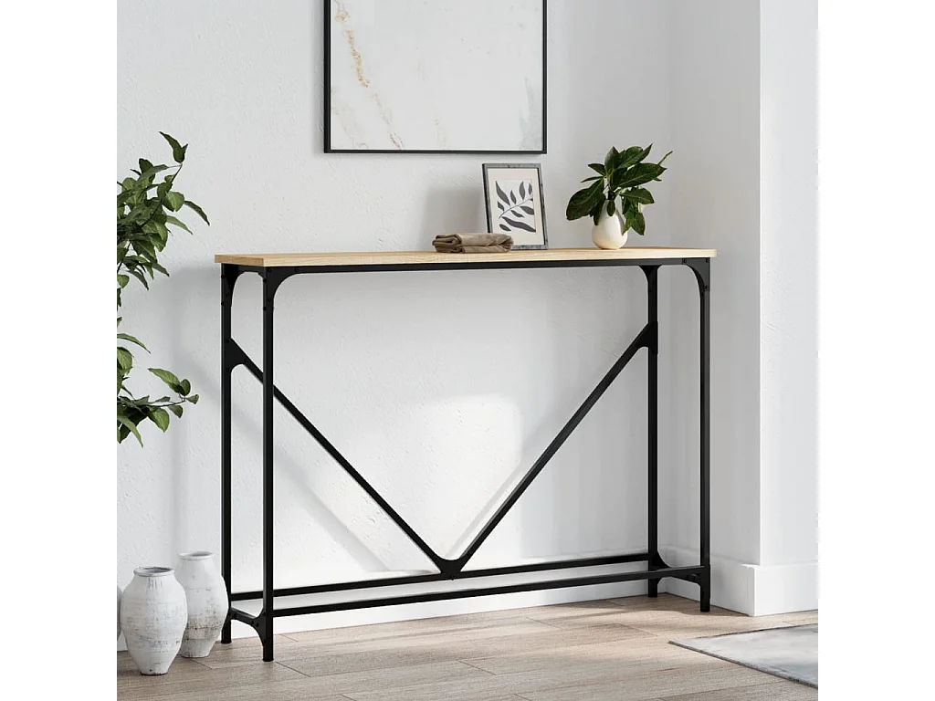 Konsolentisch Sonoma-Eiche 102x22,5x75 cm Holzwerkstoff