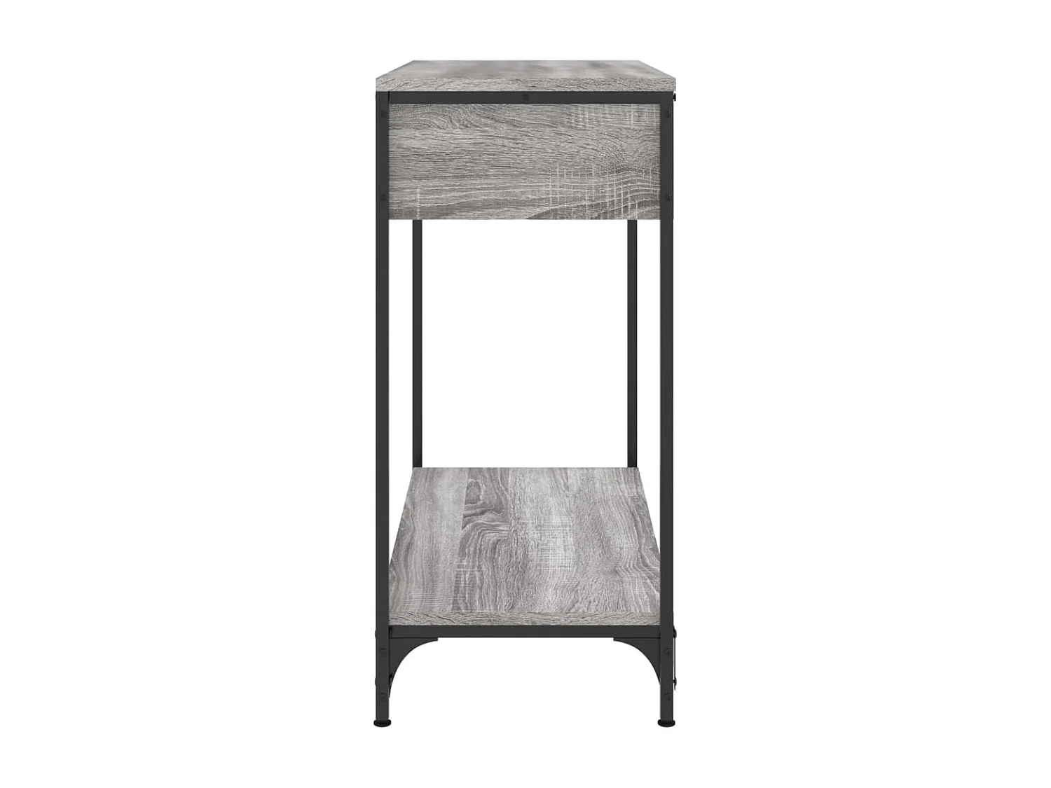 Mesa consola madera de ingeniería gris Sonoma 75x34,5x75 cm