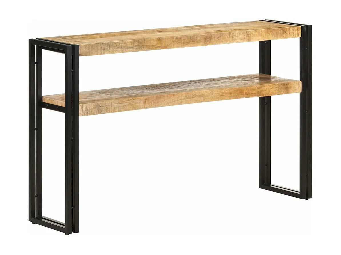 Wandtafel 120x30x75 cm ruw mangohout