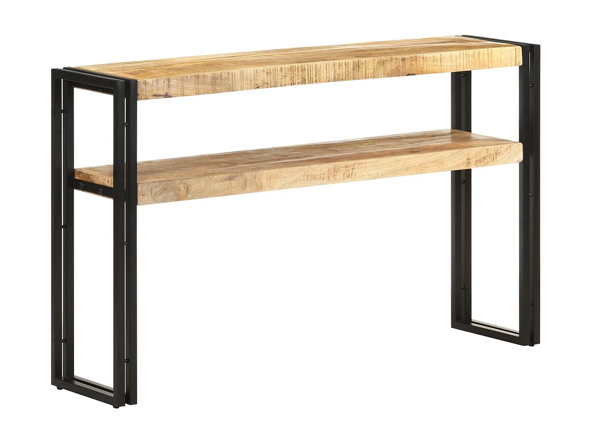Table console 120x30x75 cm Bois de manguier brut