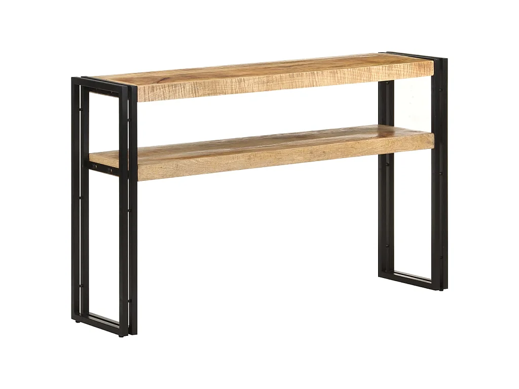 Table console 120x30x75 cm Bois de manguier brut