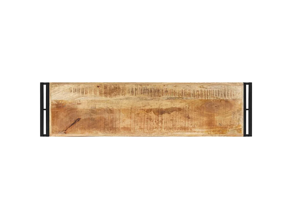 Table console 120x30x75 cm Bois de manguier brut