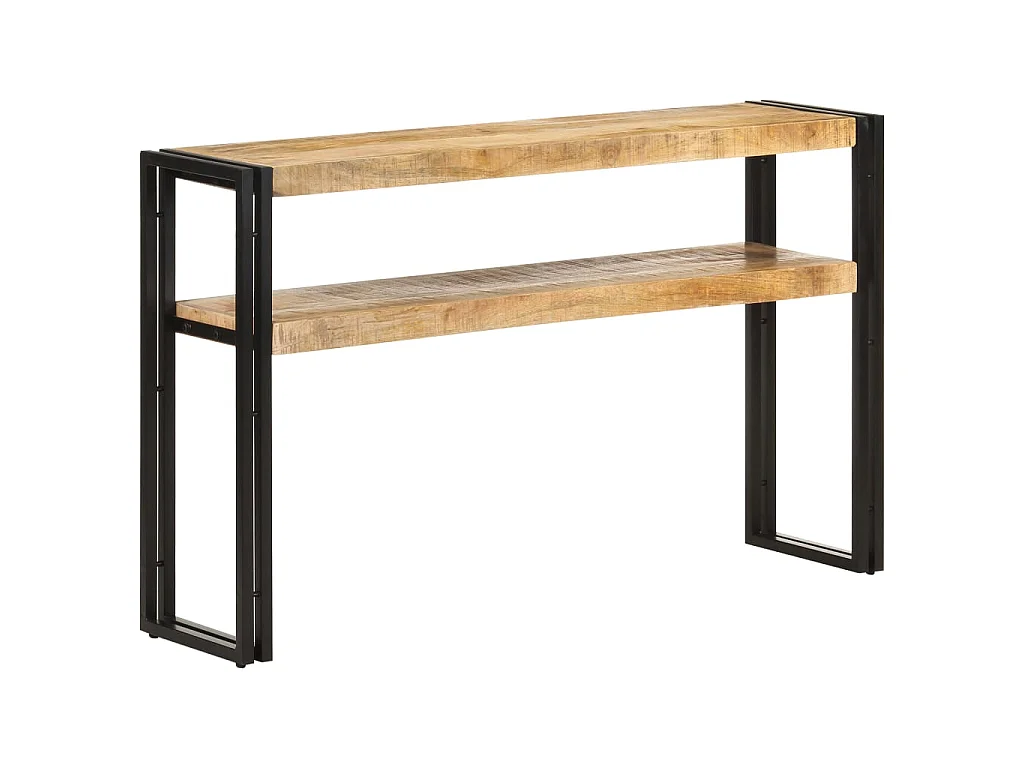 Table console 120x30x75 cm Bois de manguier brut