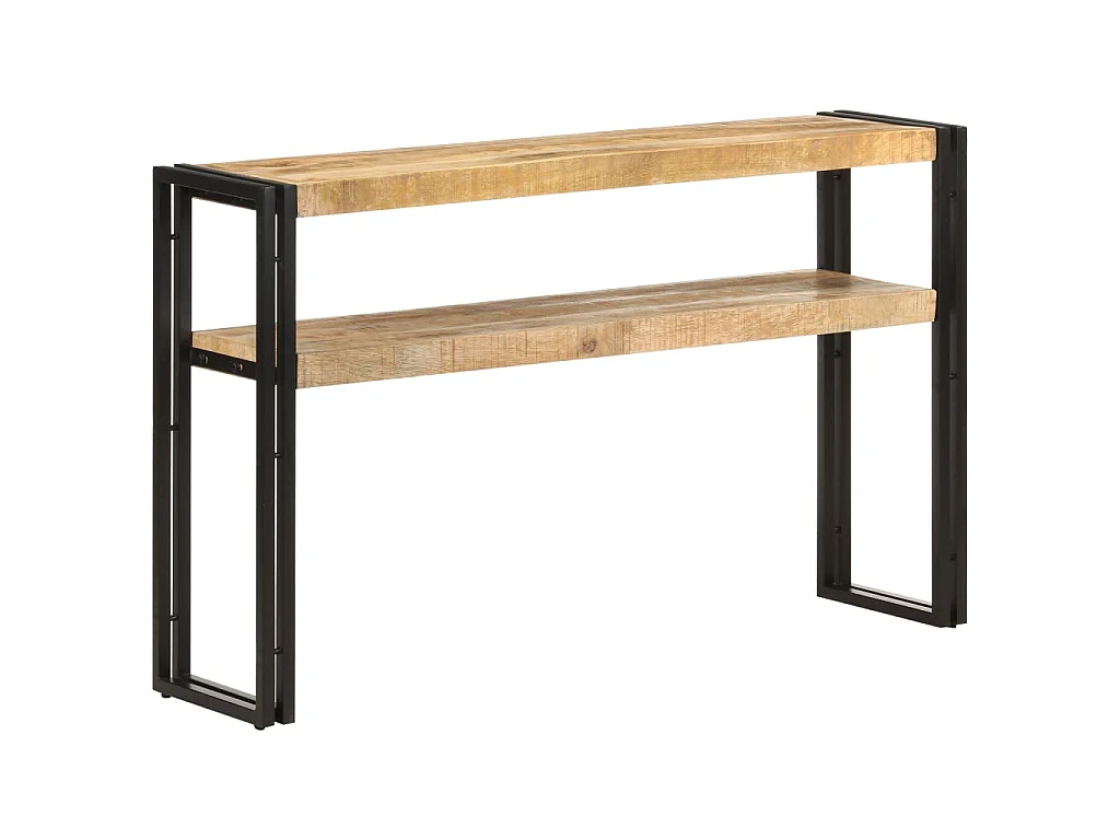 Table console 120x30x75 cm Bois de manguier brut