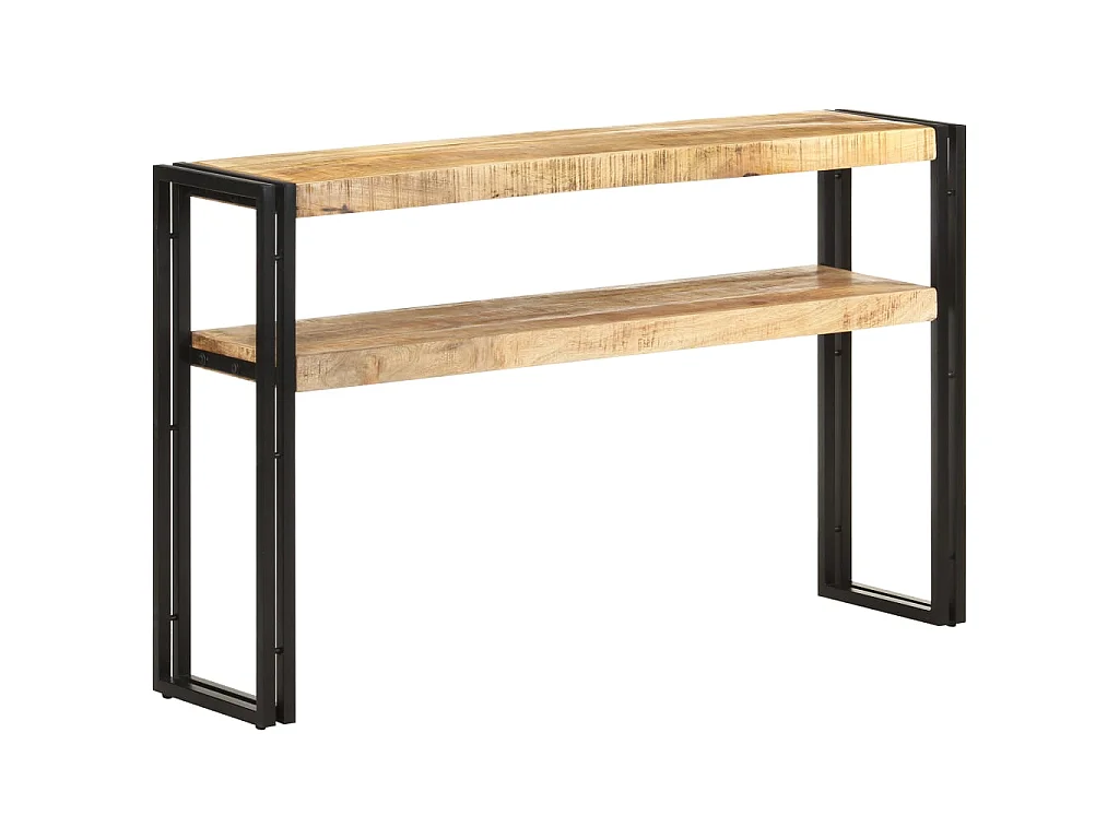 Table console 120x30x75 cm Bois de manguier brut