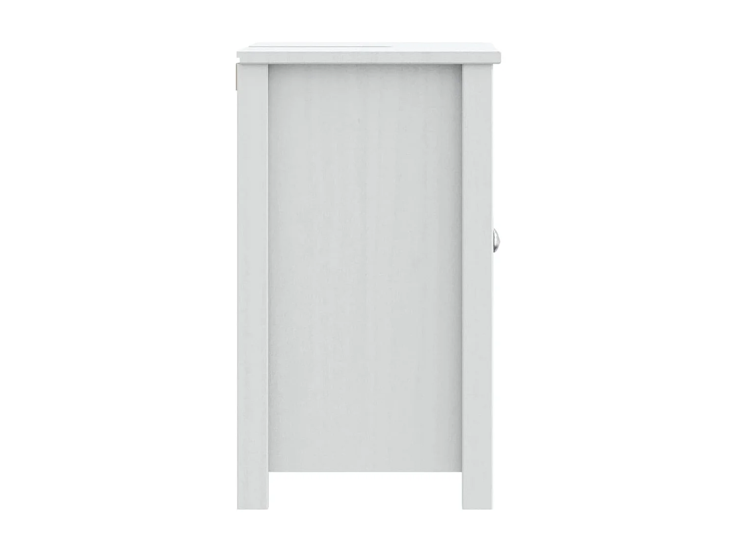 Meuble de salle de bain BERG blanc 60x34x59 cm bois pin massif