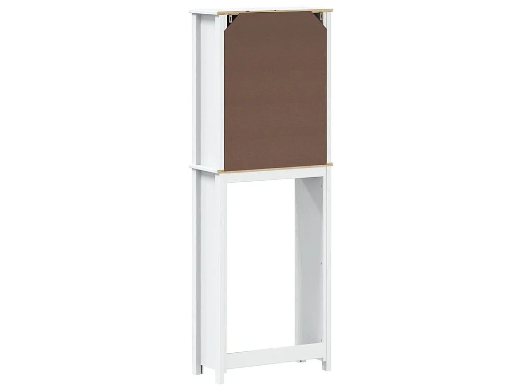 Rangement au-dessus de la cuvette BERG blanc bois massif