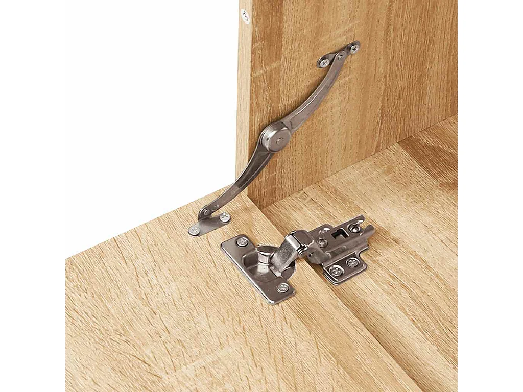Ensemble de meubles salle de bain 6 pcs chêne bois d'ingénierie