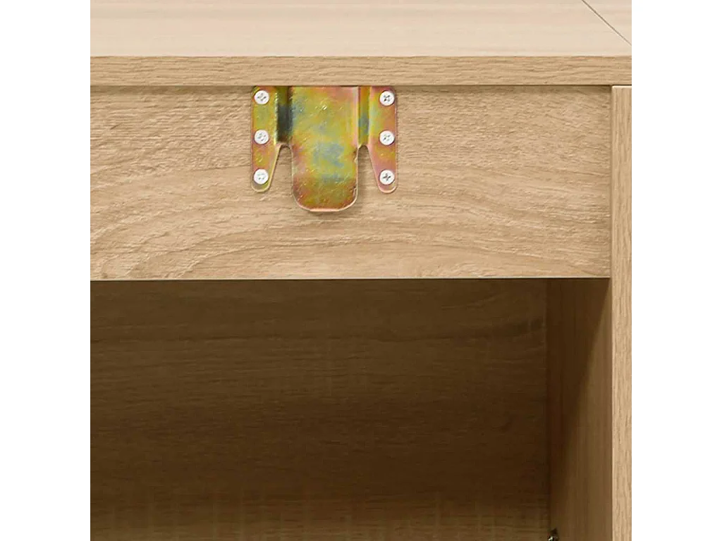 Ensemble de meubles salle de bain 6 pcs chêne bois d'ingénierie