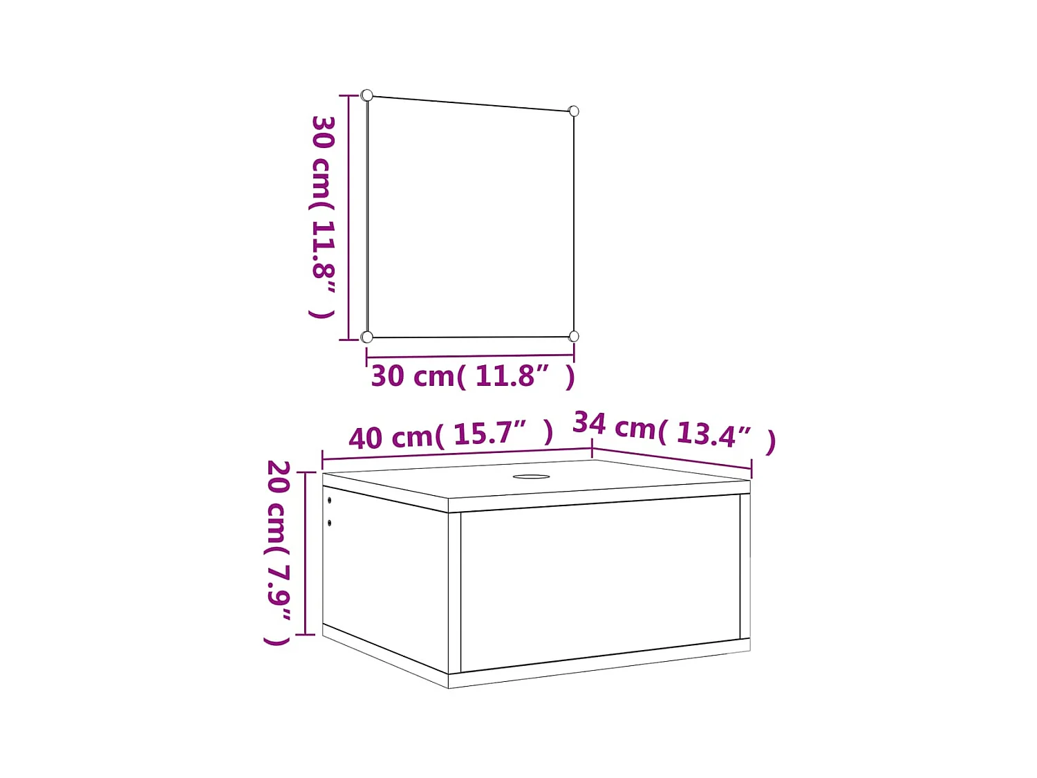 Ensemble de meubles salle de bain 2 pcs chêne bois d'ingénierie