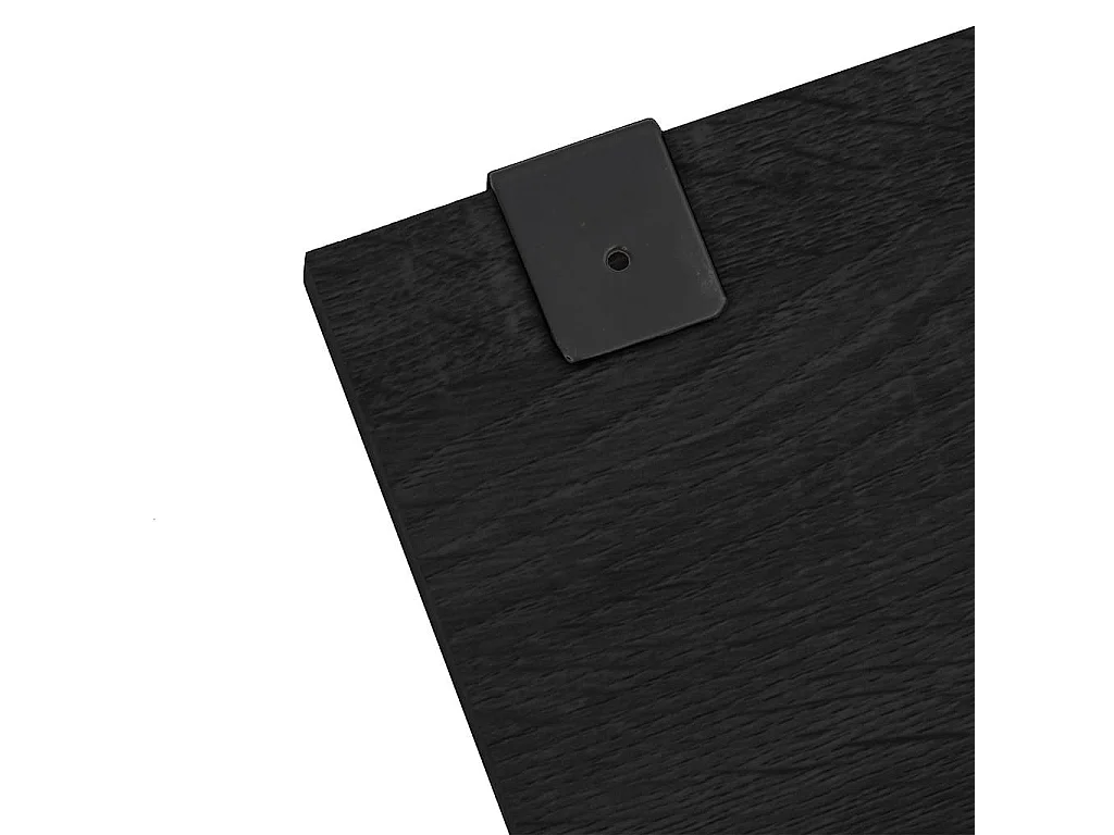 Ensemble de meubles salle de bain 7 pcs noir bois d'ingénierie