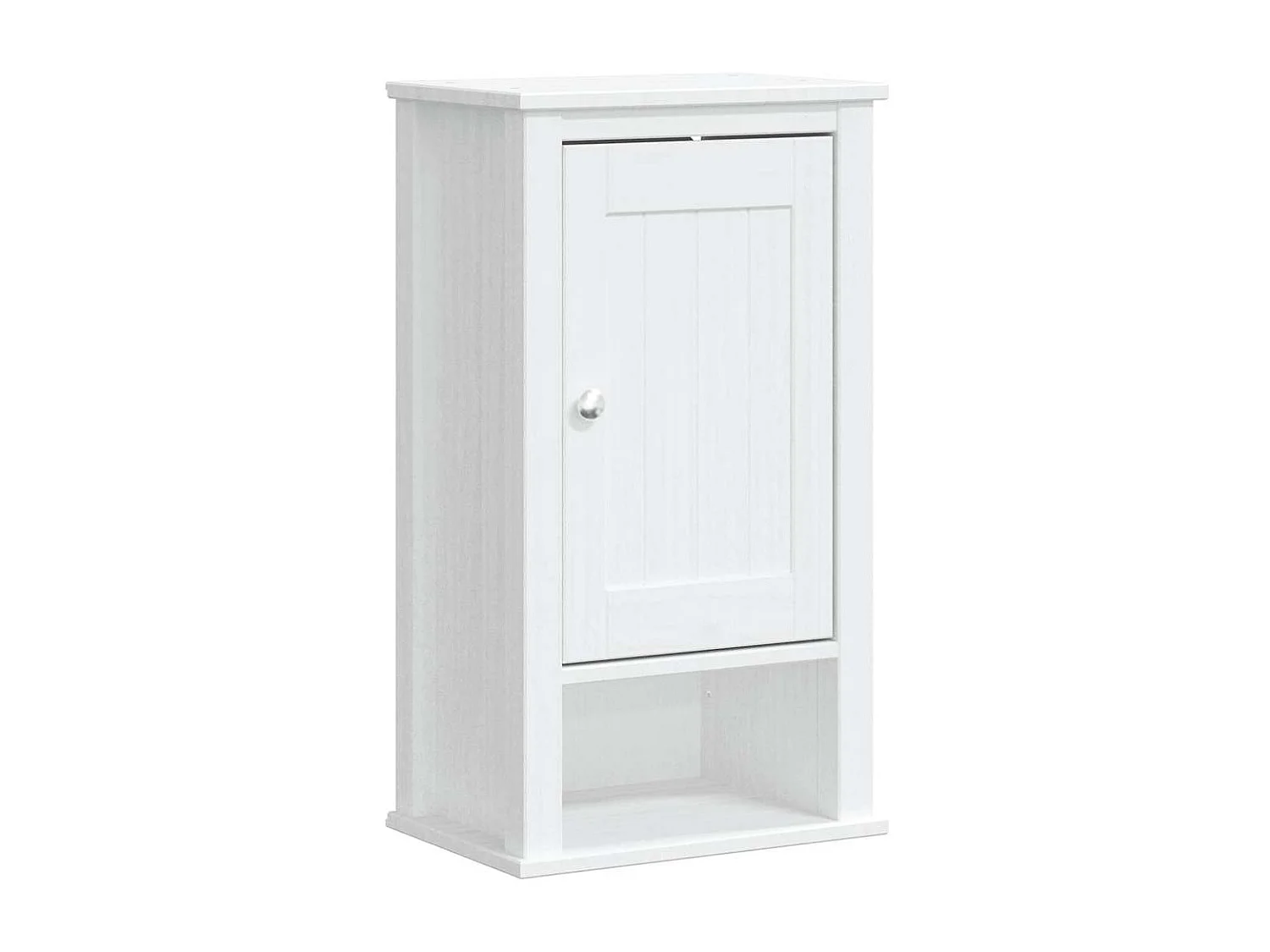 Bad-Wandschrank BERG Weiß 40x27x71,5 cm Massivholz Kiefer