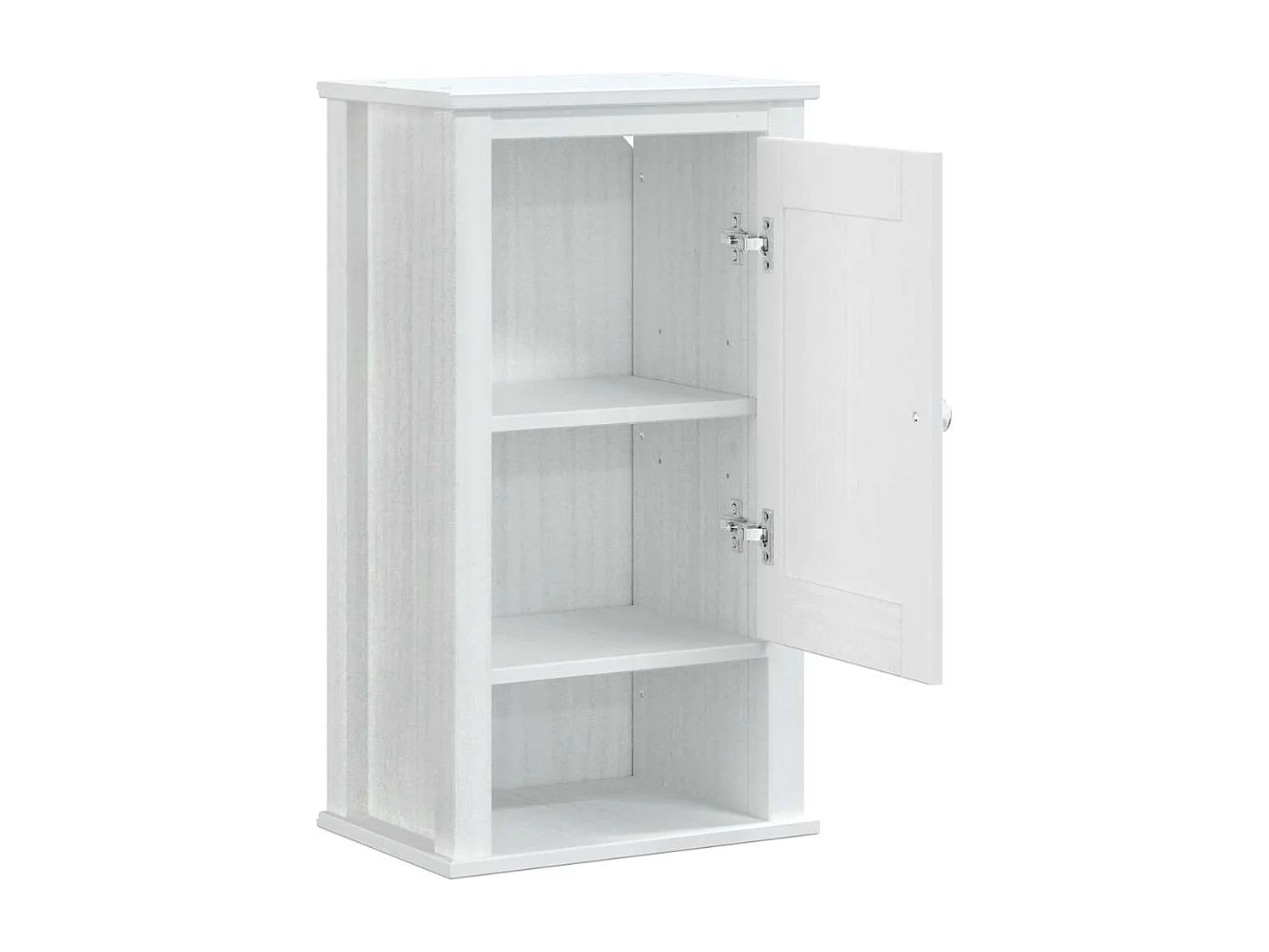 Bad-Wandschrank BERG Weiß 40x27x71,5 cm Massivholz Kiefer