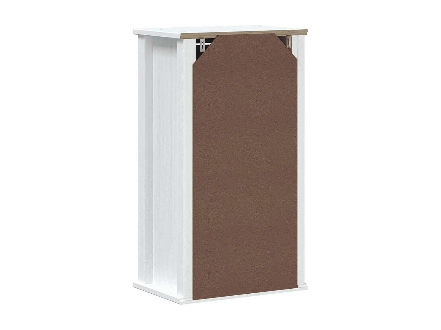 Bad-Wandschrank BERG Weiß 40x27x71,5 cm Massivholz Kiefer