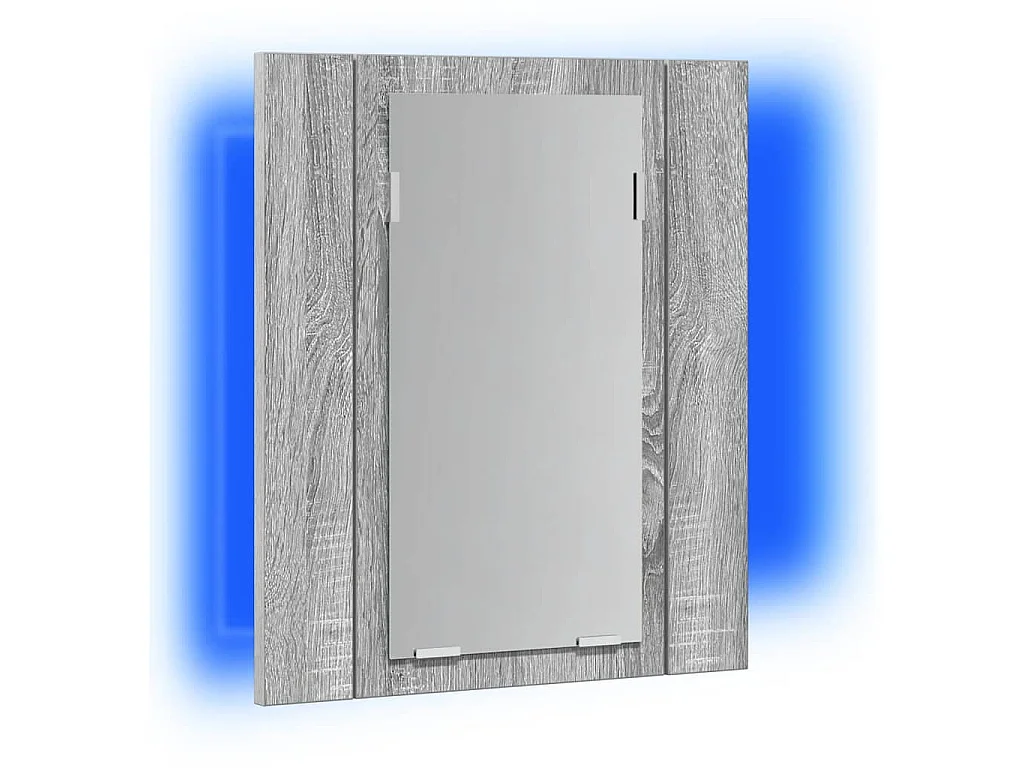 Mobile da Bagno Grigio Sonoma 40x12x45cm in Legno Multistrato