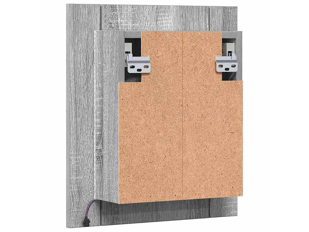 Mobile da Bagno Grigio Sonoma 40x12x45cm in Legno Multistrato
