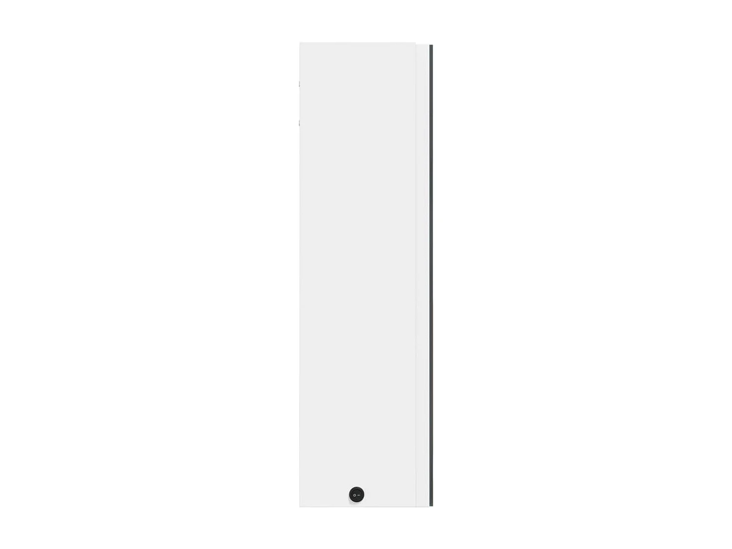 Badkamerkast met spiegel en LED 60x13x52 cm wit