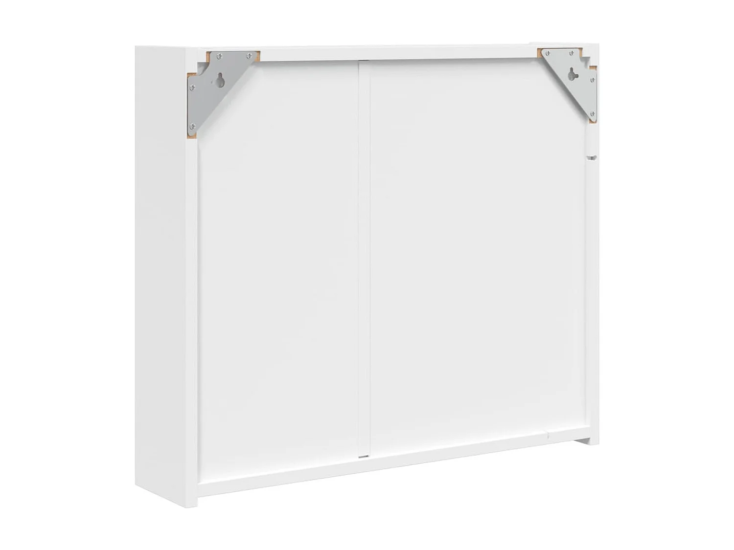 Badkamerkast met spiegel en LED 60x13x52 cm wit