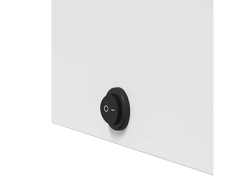 Badkamerkast met spiegel en LED 60x13x52 cm wit