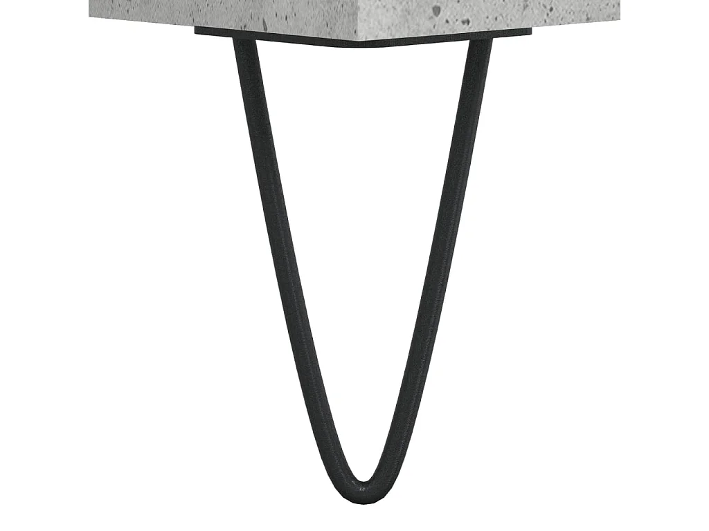 Armoire de salle de bain gris béton 30x30x100 cm