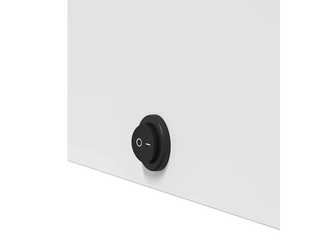 Badkamerkast met spiegel en LED 45x13x52 cm wit