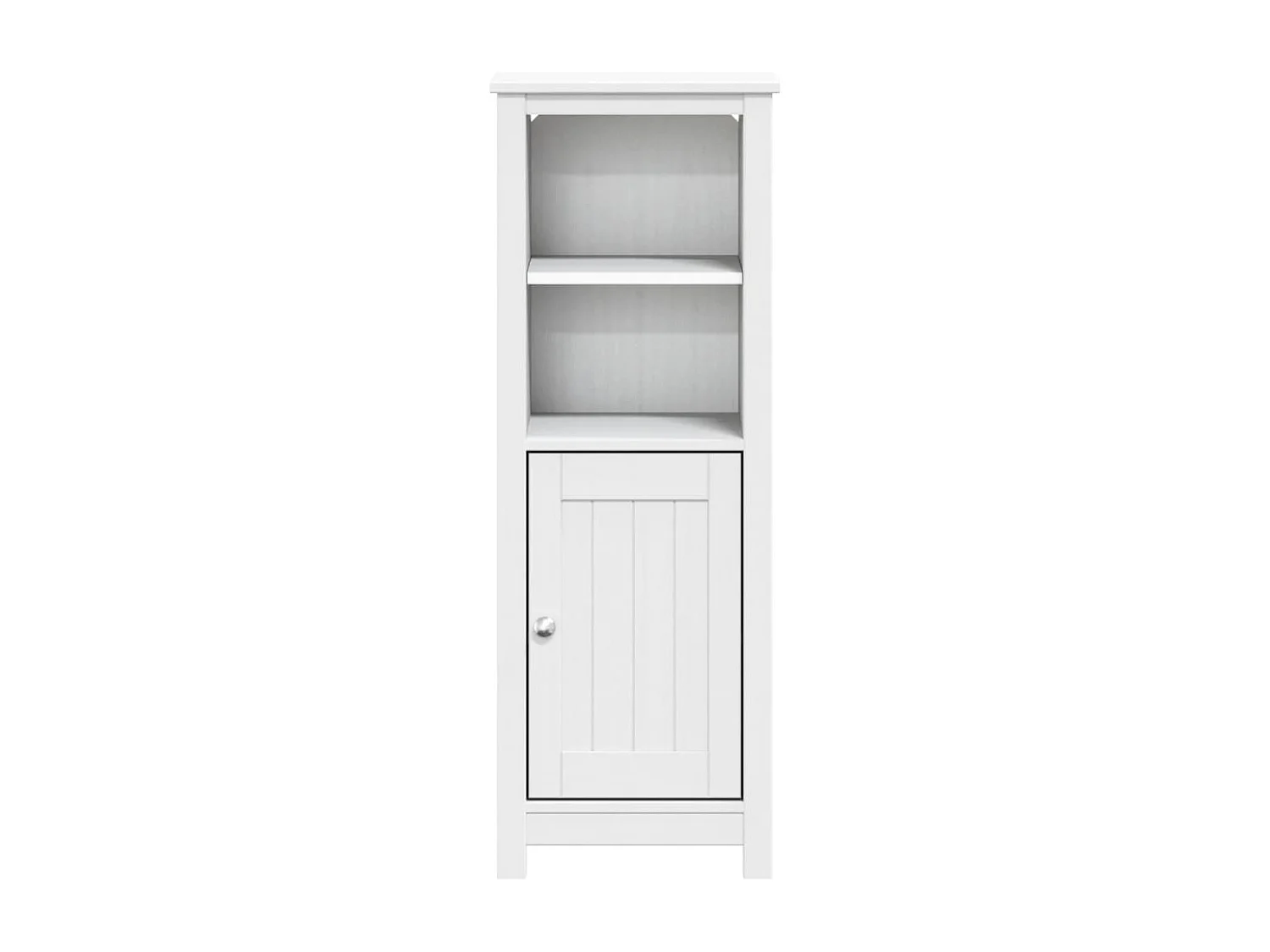 Armoire de salle de bain BERG blanc 40x34x110 cm pin massif