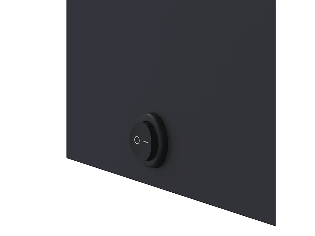 Spiegelschrank mit LED-Beleuchtung Gewölbt Grau 42x13x70 cm