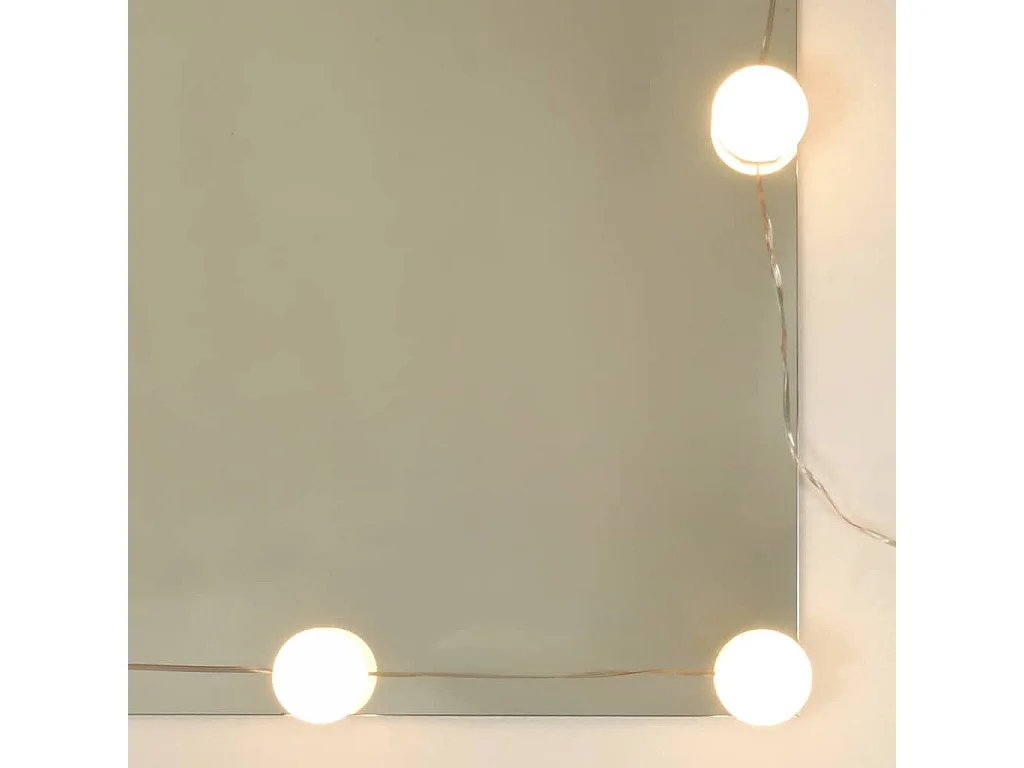 Armoire à miroir à LED noir 91x15x76,5 cm