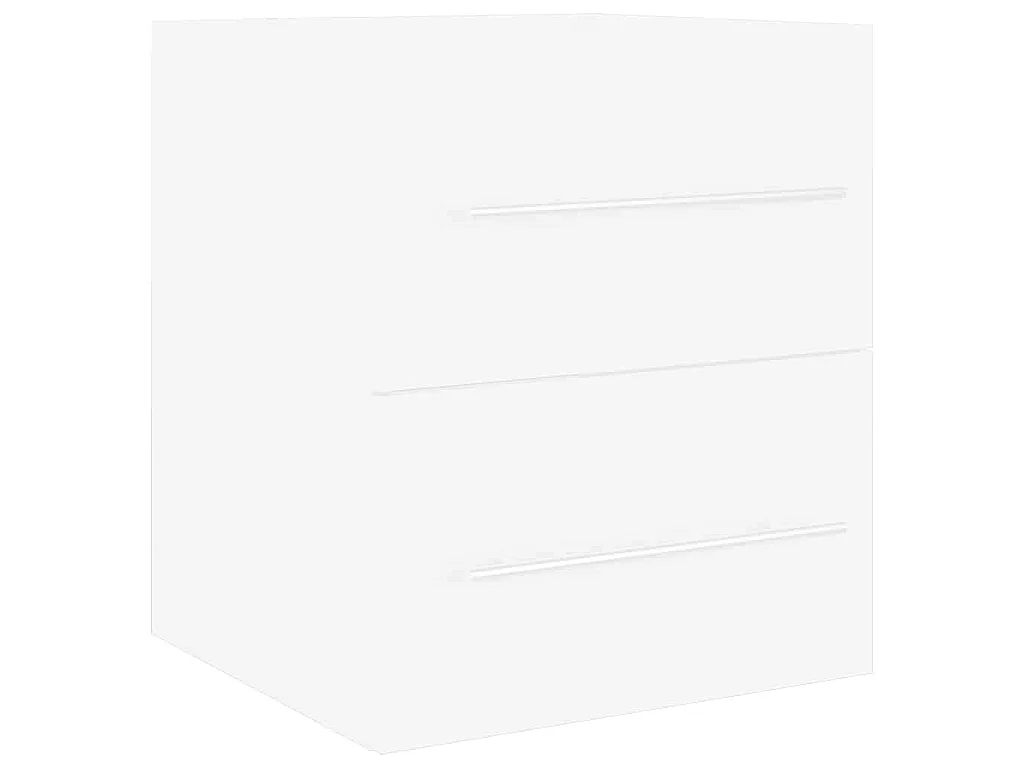 Armoire d'évier Blanc 41x38,5x48 cm Bois d’ingénierie