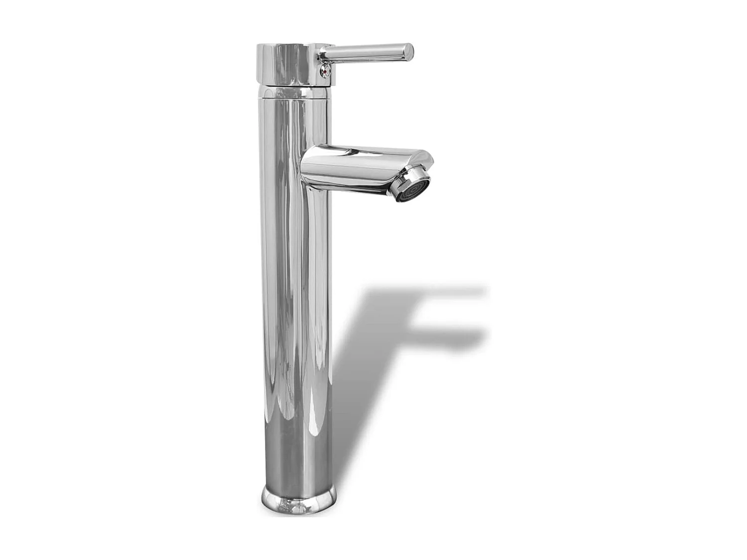 Conjunto móveis casa de banho 4 pcs com bacia e torneira, bege