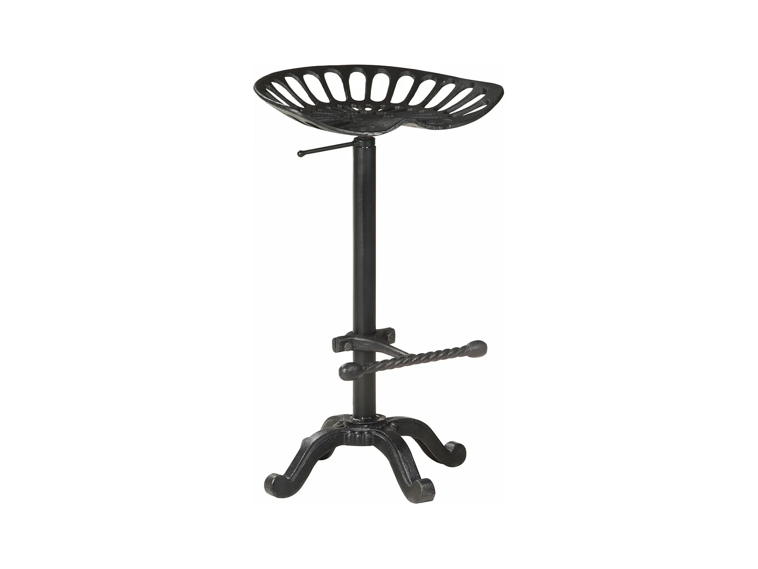 Tabouret de bar Noir Fonte
