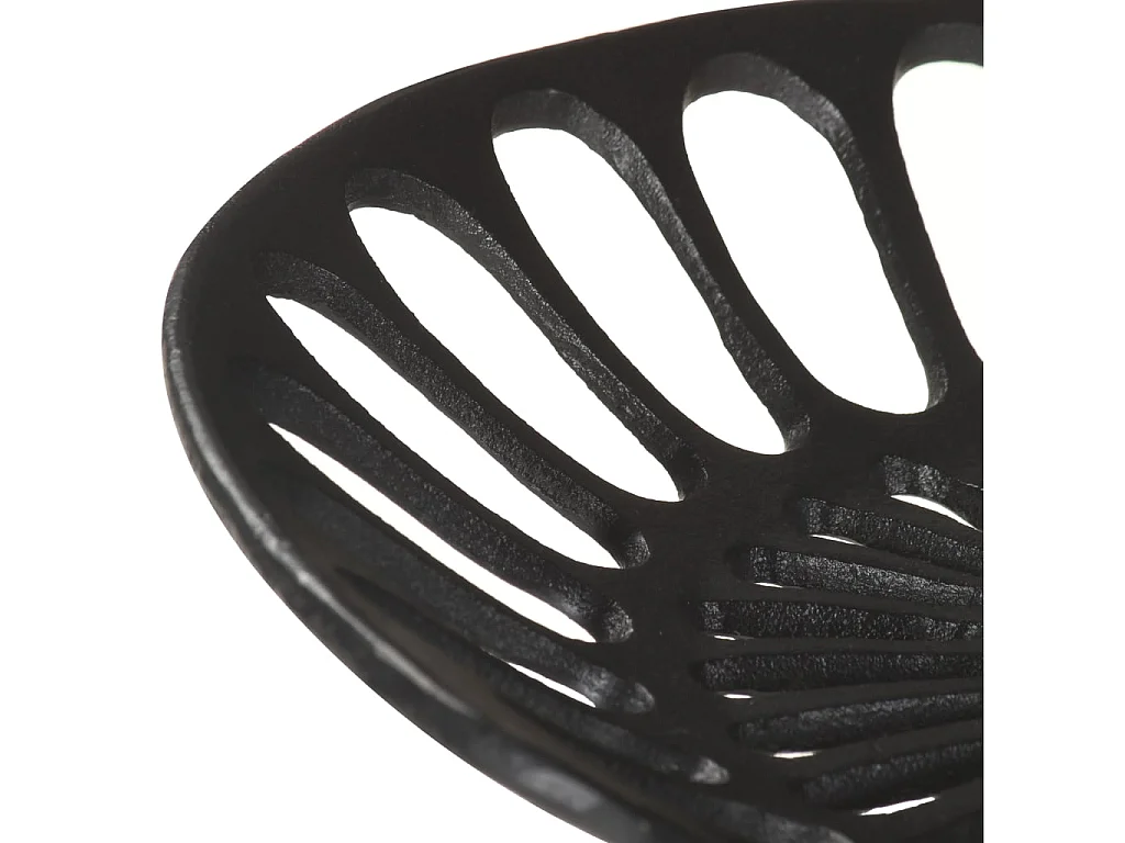 Barhocker Schwarz Gusseisen