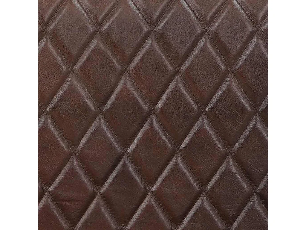Chaises à manger cantilever lot de 2 marron cuir véritable