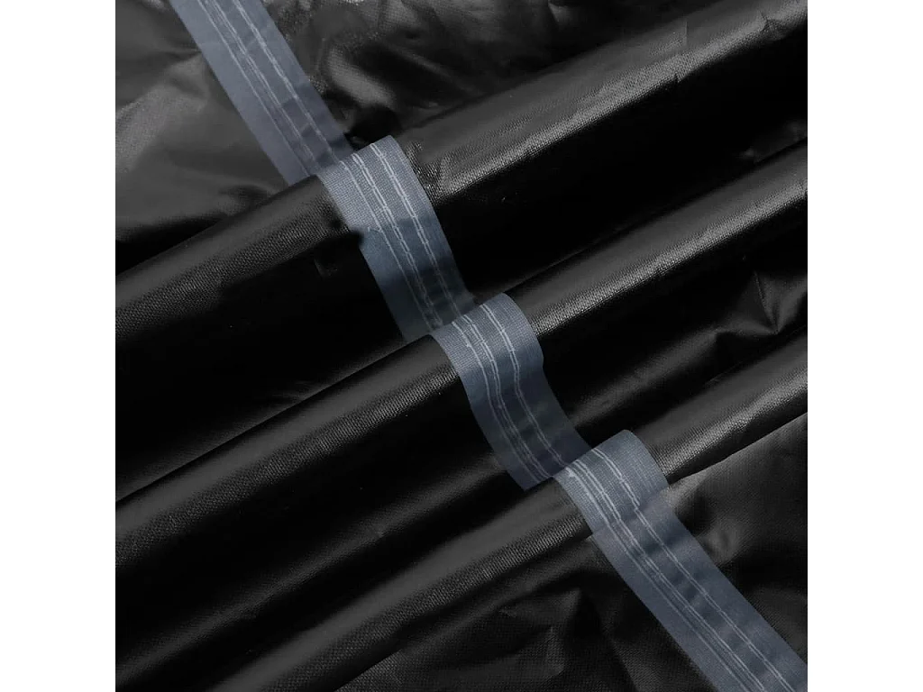 Abdeckung für Brennholzregal Schwarz 122x61x106 cm 420D Oxford