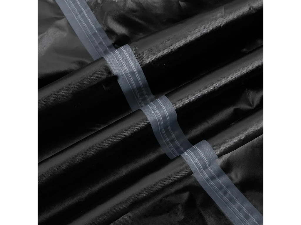 Housse pour canapé en forme de L noir 215x215x80 cm oxford 420D