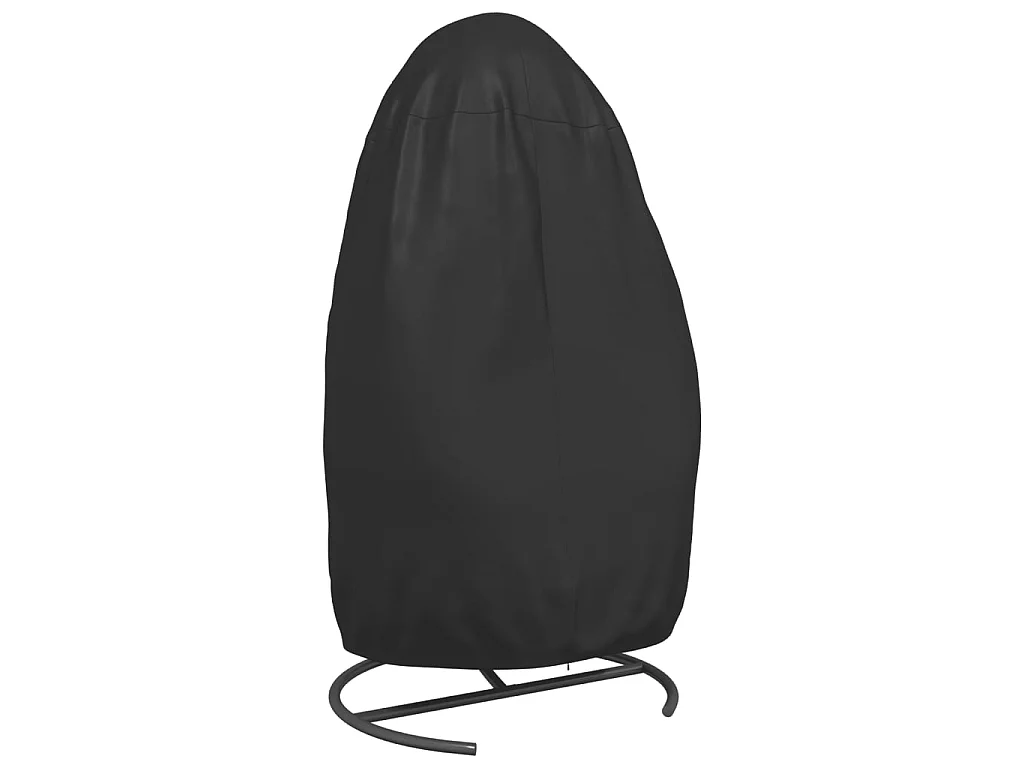 Abdeckung für Hängesessel Schwarz Ø 108x190 cm 420D Oxford