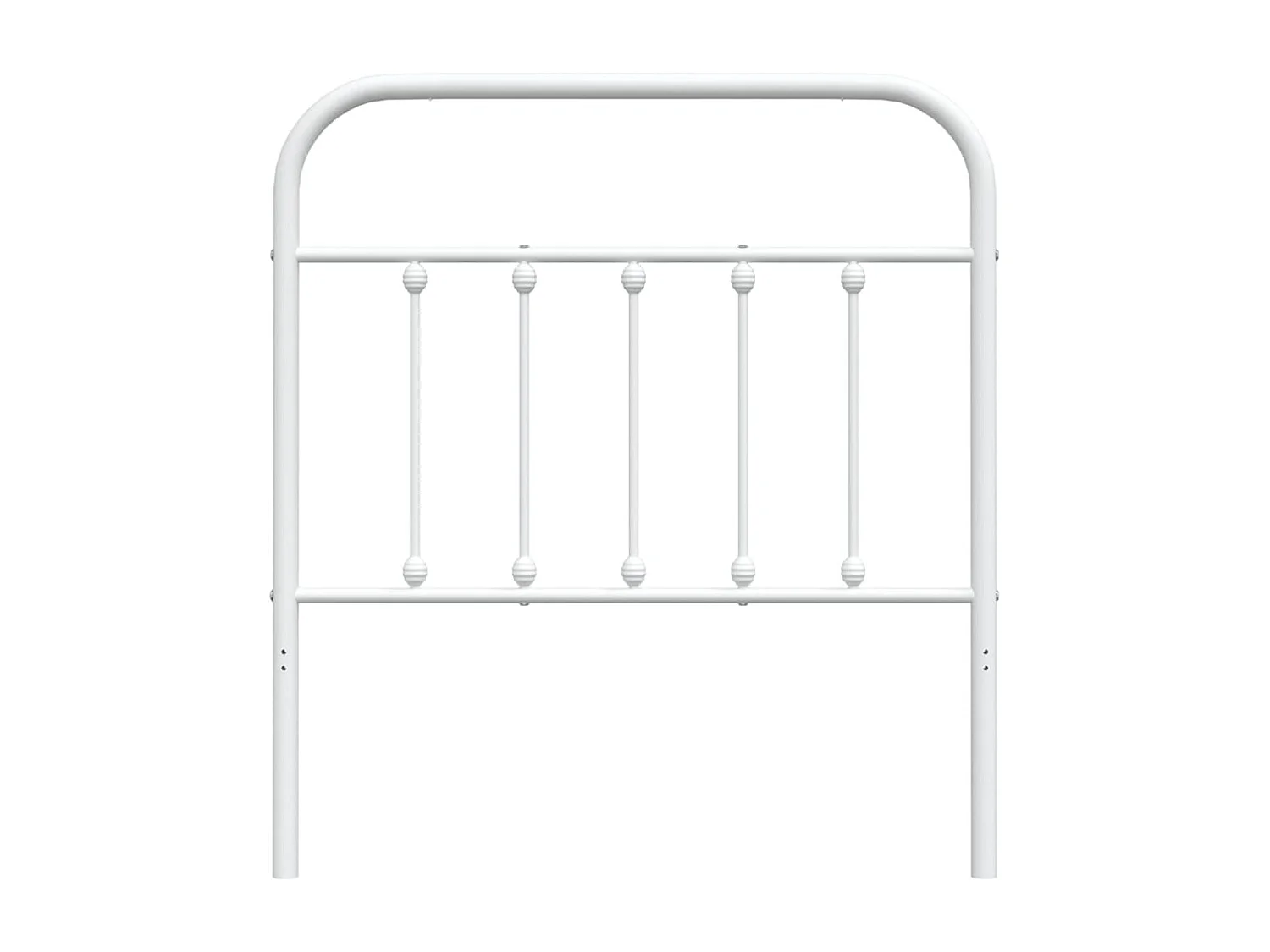 Tête de lit métal blanc 80 cm