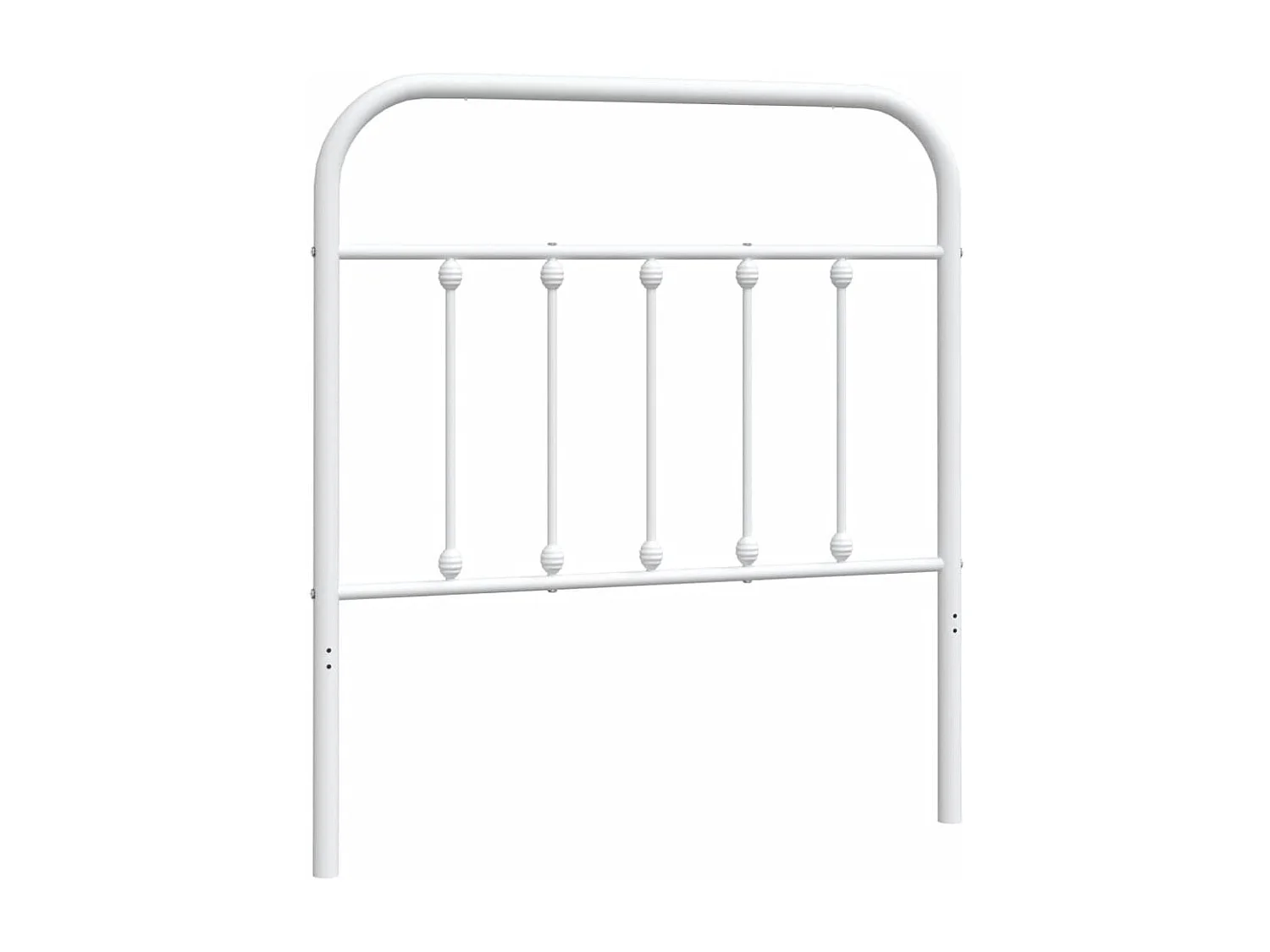 Tête de lit de remplacement métal blanc 80 cm
