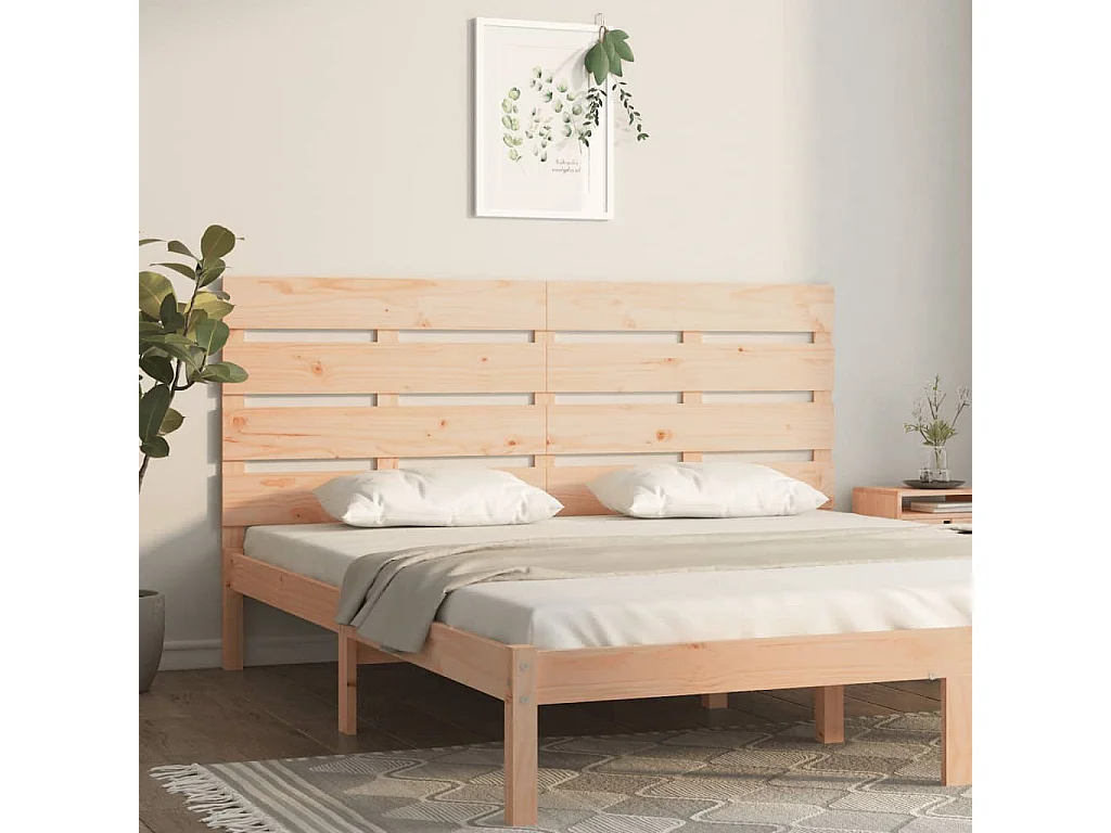 Hoofdbord 180x3x80 cm massief grenenhout